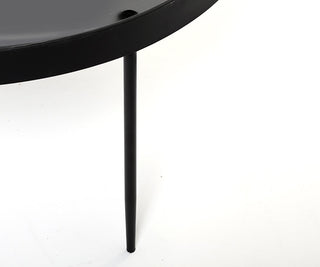 Trinity Circular Coffee Table, Black