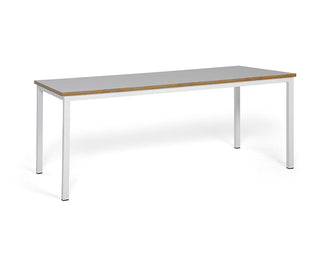 Burford Rectangular 110cm High Bench Table, White