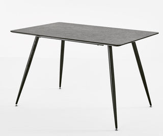 Konya Rectangular Dining Table, Concrete