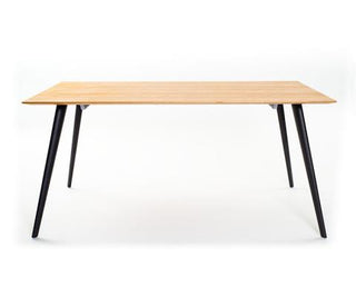 Aerius Dining Table Rectangular 140cm Oak/Black