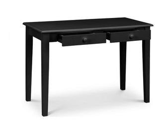 Firs 2 Drawer Desk, Black