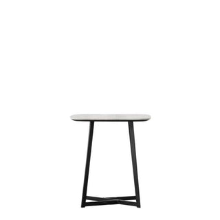 Barker Side Table Square, Grey/Black