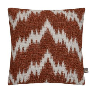 Cusco Cushion Square, Rust/White