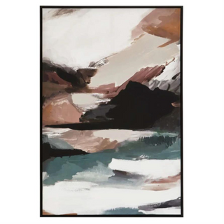 Carolina Framed Canvas Rectangular