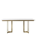 White Marble/Gold