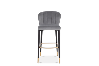 Maya Bar Stool, Grey