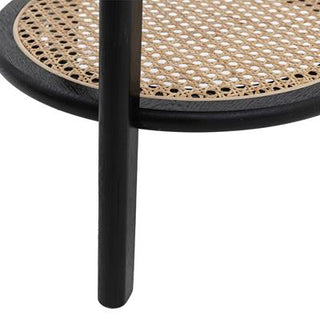 Yvette Bedside Table Black